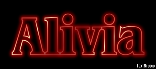 Alivia Text Effect