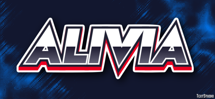 Alivia Text effect
