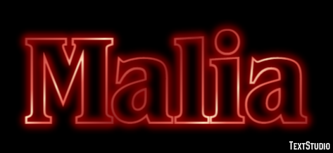 Malia Efekt tekstowy