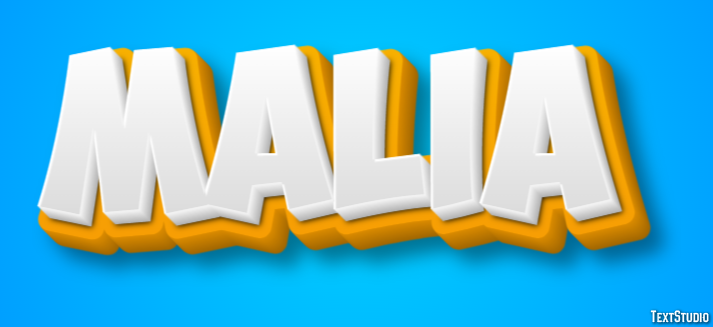 Malia Efekt tekstowy