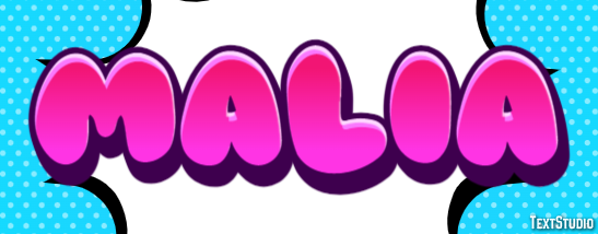Malia Efeito de texto