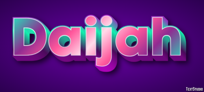 Daijah Text Effect