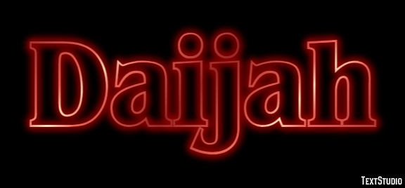 Daijah Text Effect