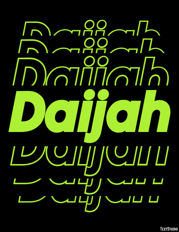 Daijah Text Effect
