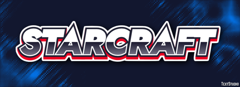 Starcraft Effet de texte