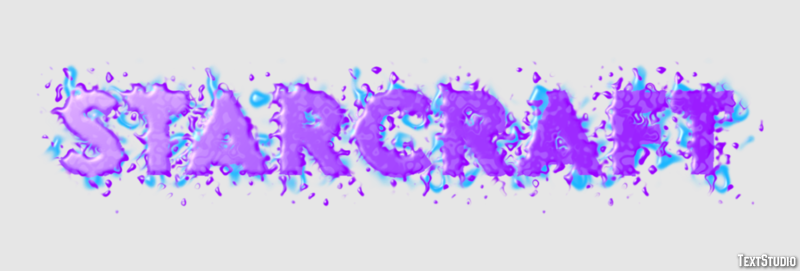 Starcraft Effet de Texte