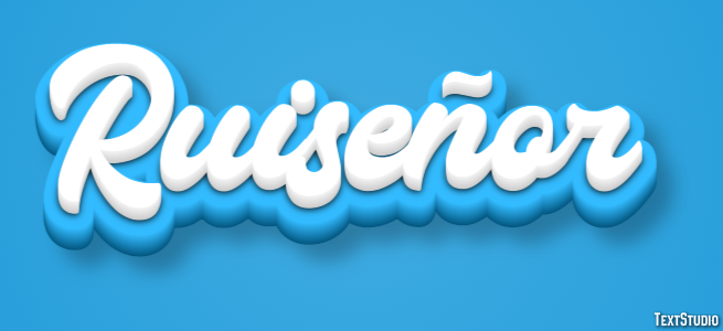 Ruiseñor Efecto de Texto