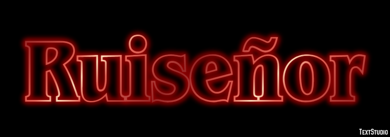 Ruiseñor Efecto de Texto