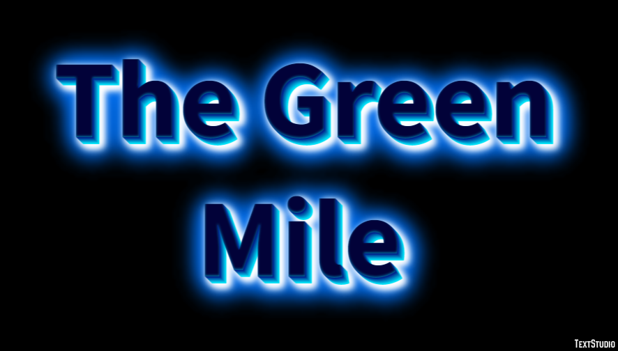The Green Mile Text Effect