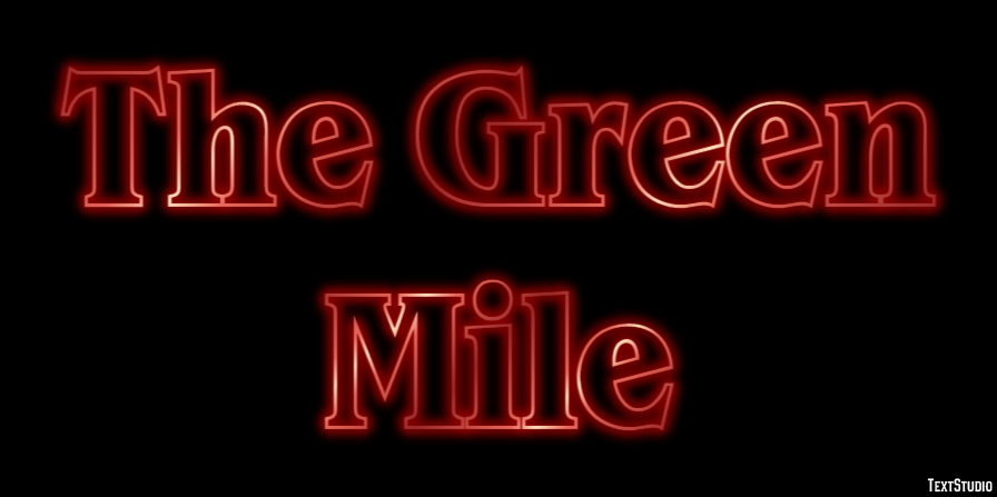 The Green Mile Text Effect