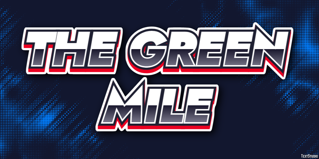 The Green Mile Text Effect