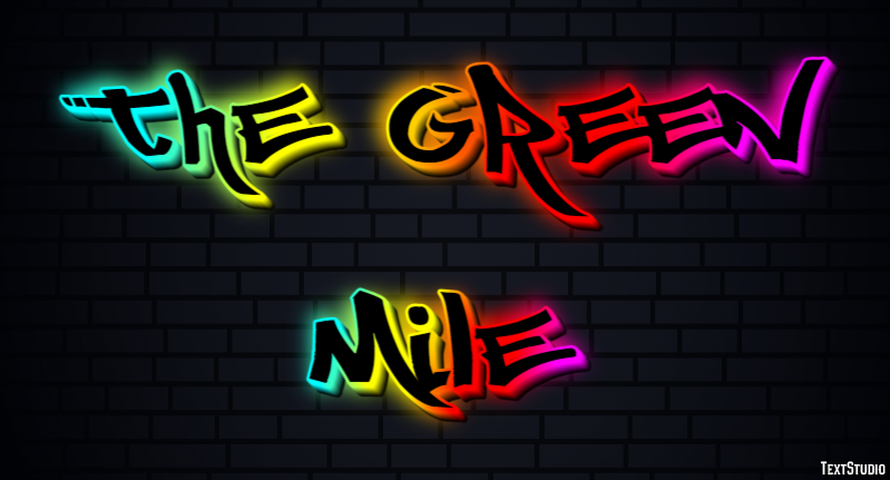 The Green Mile Text Effect