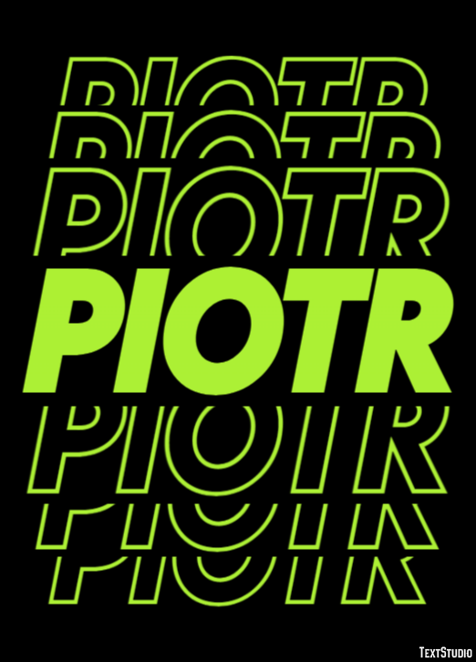 Piotr Efecto de Texto