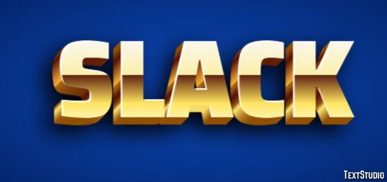 Slack Effet de Texte