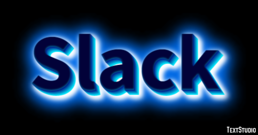 Slack Effetto testo
