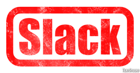 Slack Effetto testo