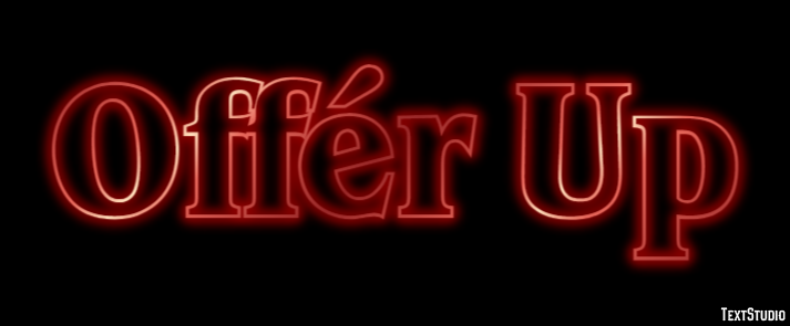 Offér Up Efecto de Texto