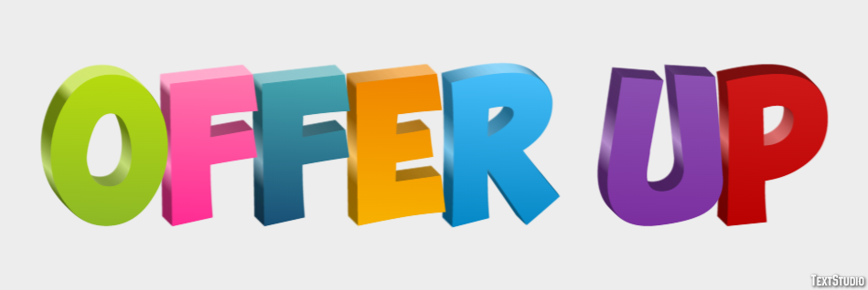 Offér Up Efecto de Texto
