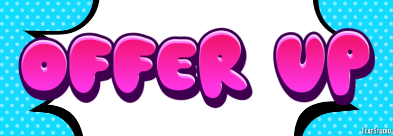 Offér Up Effetto testo