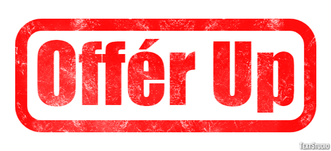 Offér Up Effetto testo
