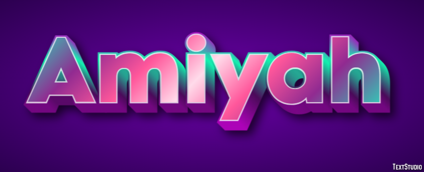 Amiyah テキスト効果