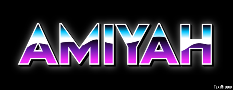 Amiyah Text Effect