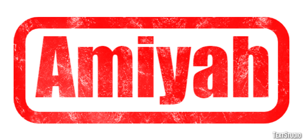 Amiyah Text Effect
