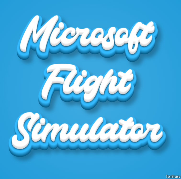 Microsoft Flight Simulator Efekt tekstowy