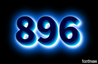 896 Texteffekt