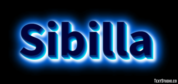 Sibilla Effetto testo