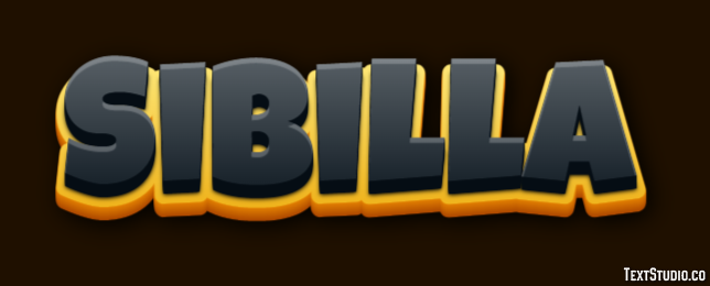 Sibilla Effetto testo