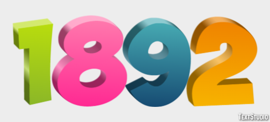 1892 Effetto testo