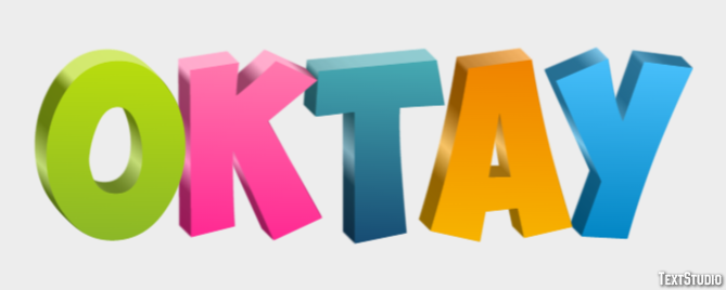 Oktay Efecto de Texto