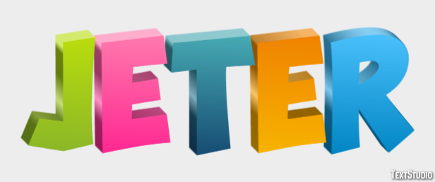 Jeter Effet de Texte