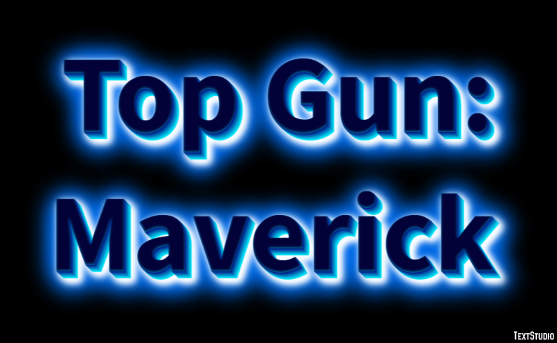 Top Gun: Maverick Metin Efekti