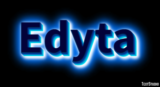 Edyta Effetto testo
