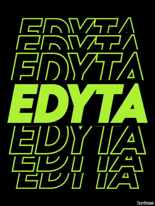 Edyta Effetto testo