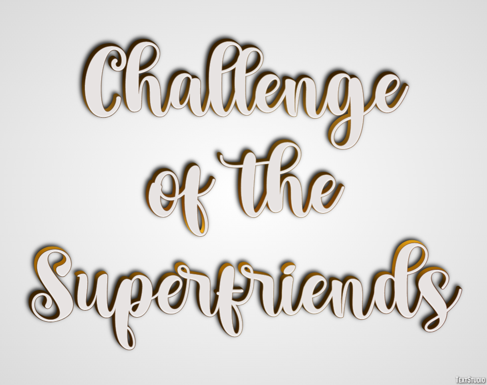 Challenge of the Superfriends Text effect