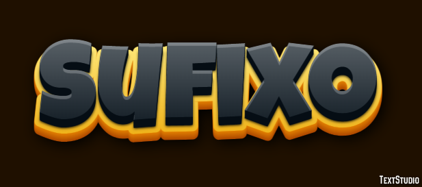 Sufixo Текстовый эффект