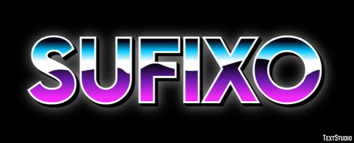 Sufixo Текстовый эффект