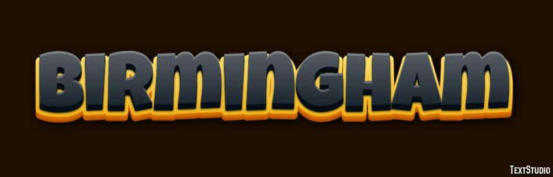 Birmingham Text Effect