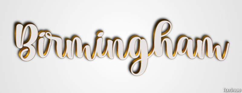 Birmingham Text Effect