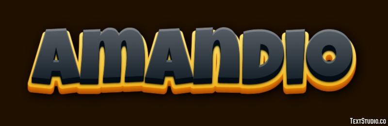 Amandio Text effect