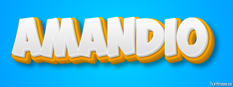 Amandio Text Effect