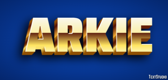Arkie Text Effect