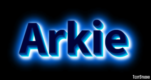Arkie Text Effect