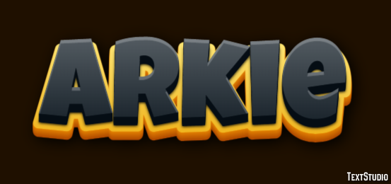 Arkie Text Effect