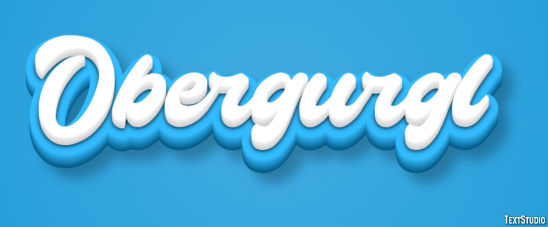 Obergurgl テキスト効果
