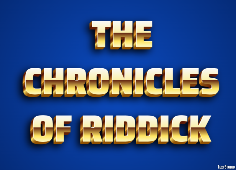 The Chronicles of Riddick テキスト効果