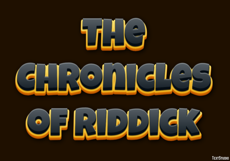 The Chronicles of Riddick テキスト効果